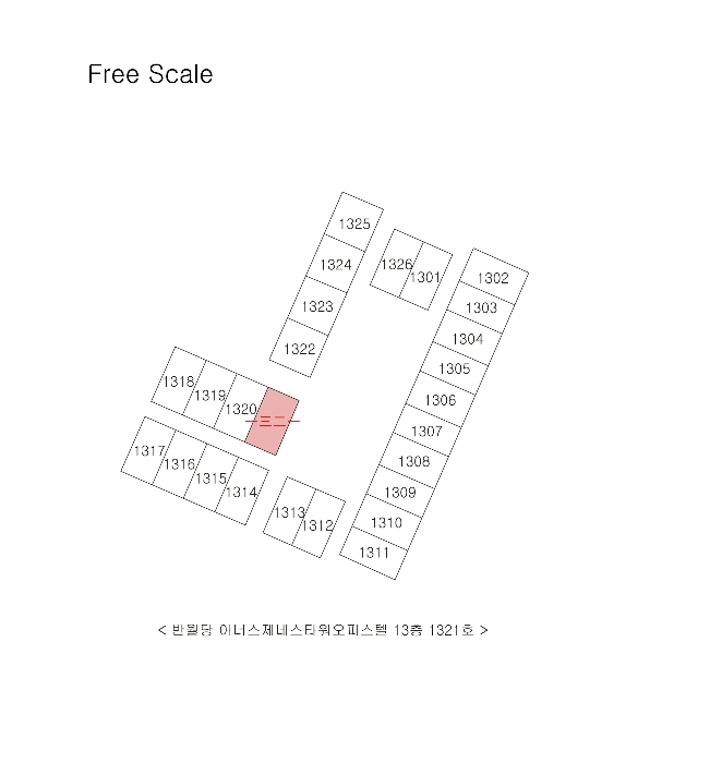 대구 중구 남산동 694-3, 13층1321호 (남산동,반월당아너스제네스타워오피스텔) 외 13필지 오피스텔(주거) 경매 사진 8