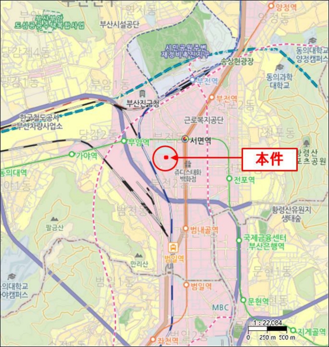 부산 부산진구 부전동 516-5, 12층1206호 (부전동,더토포필리아) 오피스텔(주거) 경매 사진 11
