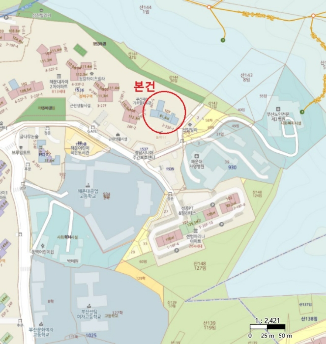 부산 해운대구 우동 1536, 107동 16층1605호 (우동,해운대자이2차1단지) 아파트 경매 사진 5