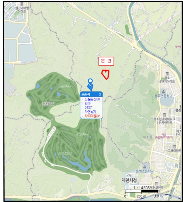 충청북도 제천시 신월동 산67-5 임야 경매 사진 17