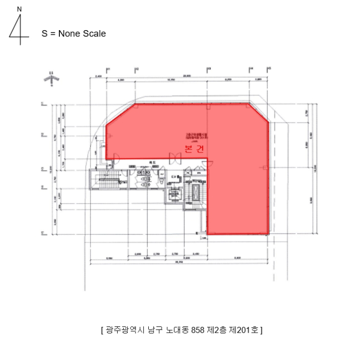 광주 남구 노대동 858, 제2층 제201호 근린상가 경매 사진 18