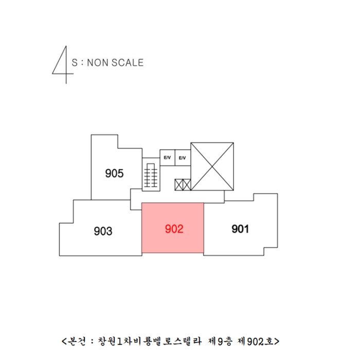 경남 창원시 의창구 동읍 용잠리 215-18, 9층 902호 (창원1차비룡벨로스텔라) 도시형생활주택 경매 사진 6