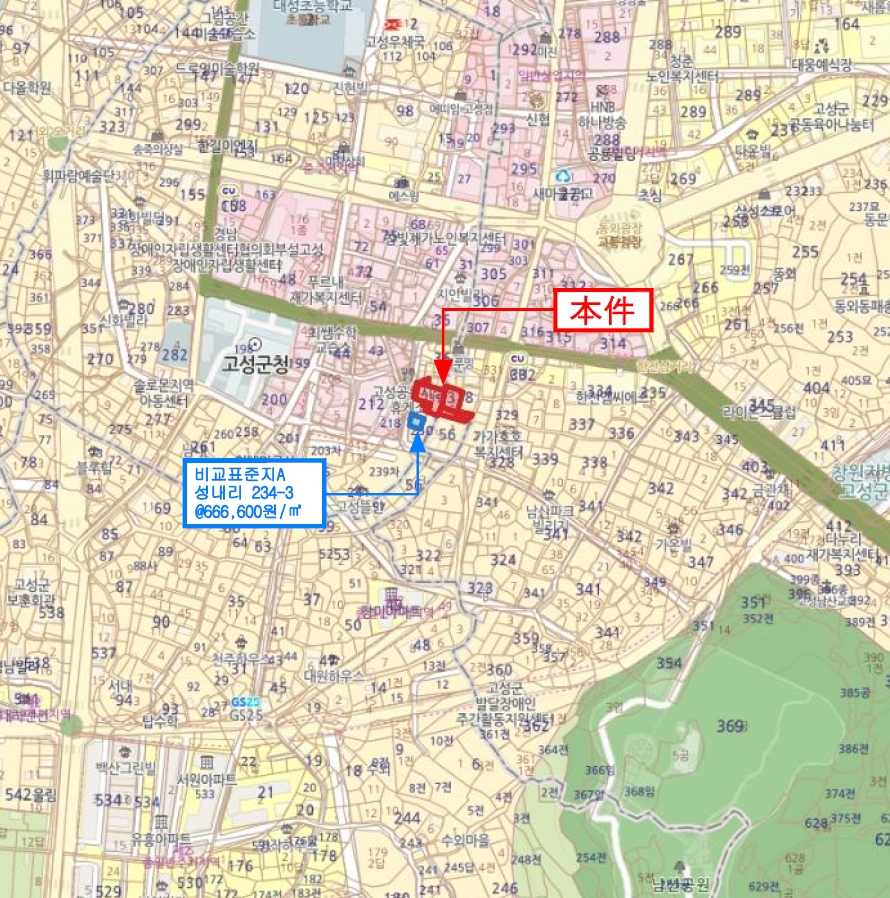 경상남도 고성군 고성읍 성내로144번길 9-4, 가호 외 5필지 근린상가 경매 사진 100