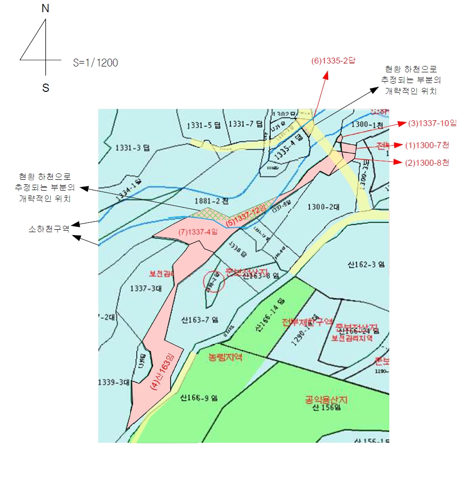 경상남도 밀양시 삼랑진읍 행곡리 산163 외 2필지 임야 경매 사진 23