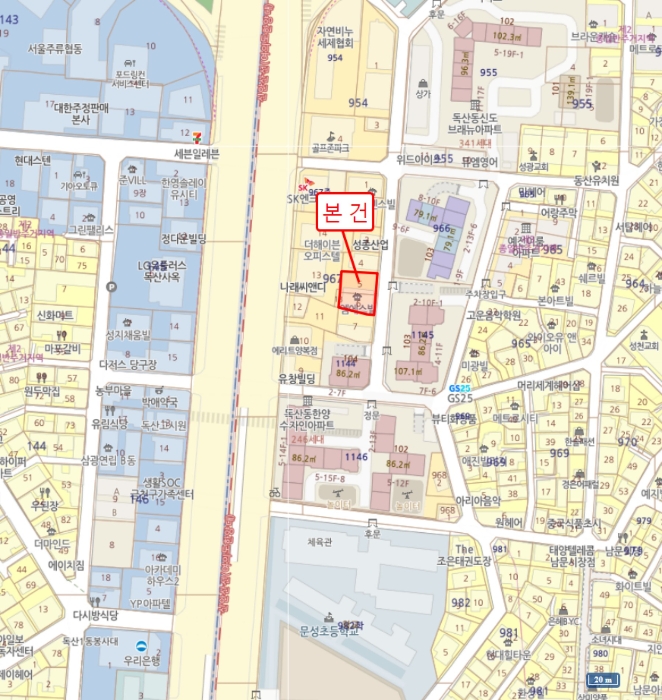 서울 금천구 독산동 967-5, 제7층 제701호 (독산동, 엠에스 빌) 외 1필지 다세대주택 경매 사진 9