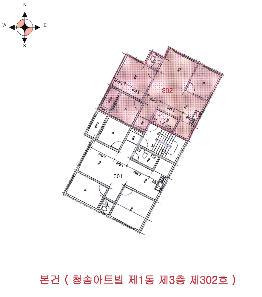 인천 서구 검암동 670-6, 1동 3층302호 (검암동,청송아트빌) 다세대주택 경매 사진 10