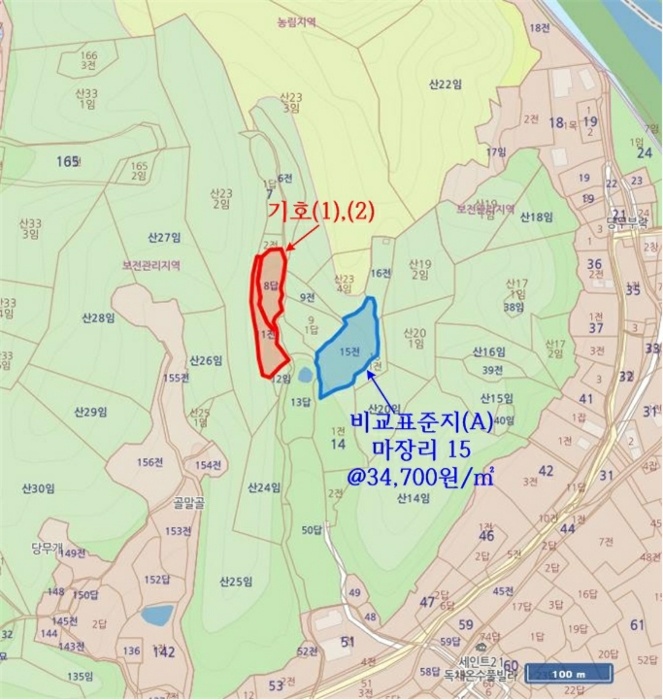 경기도 가평군 가평읍 마장리 8 외 1필지 답 경매 사진 19