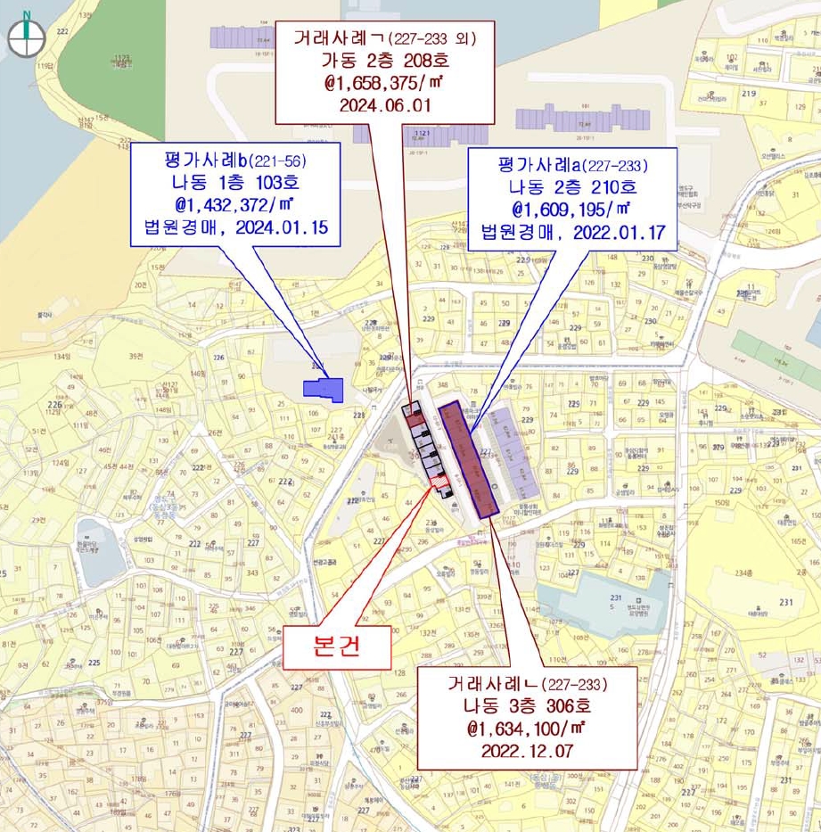 부산 영도구 동삼동 227-233, 가동 3층302호 (동삼동,태종파크맨션) 외 1필지 아파트 경매 사진 7