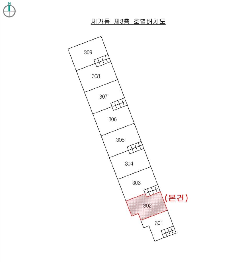 부산 영도구 동삼동 227-233, 가동 3층302호 (동삼동,태종파크맨션) 외 1필지 아파트 경매 사진 9