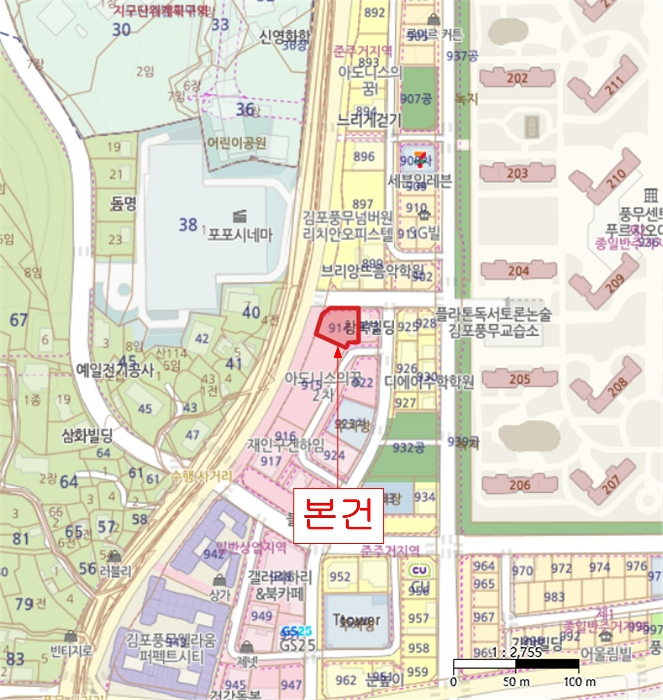 경기 김포시 풍무동 914, 8층 802호 (풍무동, 그랜드타워2차) 오피스텔(주거) 경매 사진 18