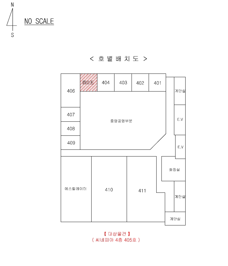 대구 북구 동천동 895-2, 4층405호 (동천동,씨네피아) 근린상가 경매 사진 12