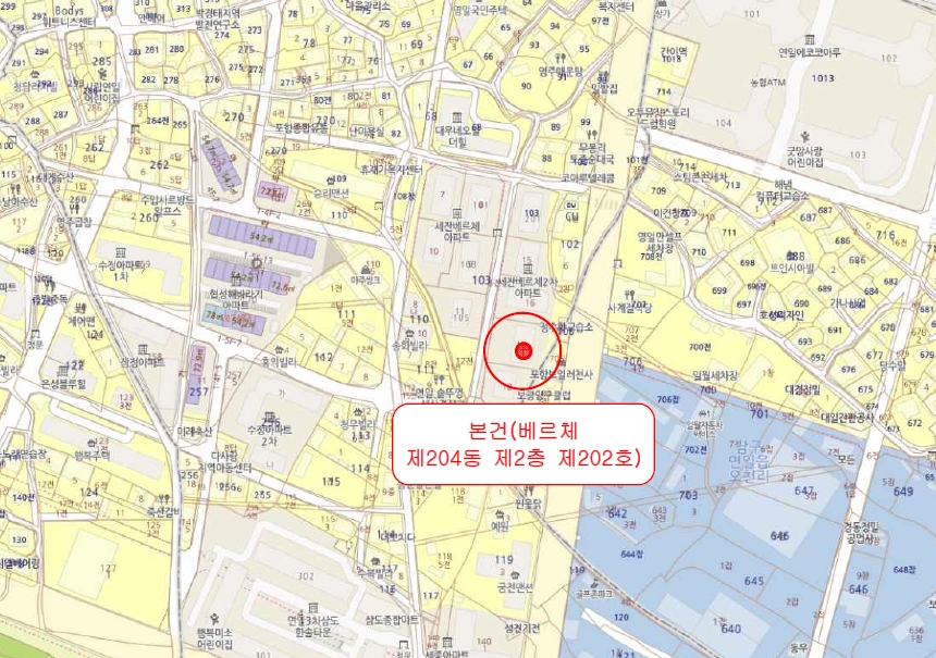 경북 포항시 남구 연일읍 동문리 103, 204동 2층 202호 (베르체) 아파트 경매 사진 8