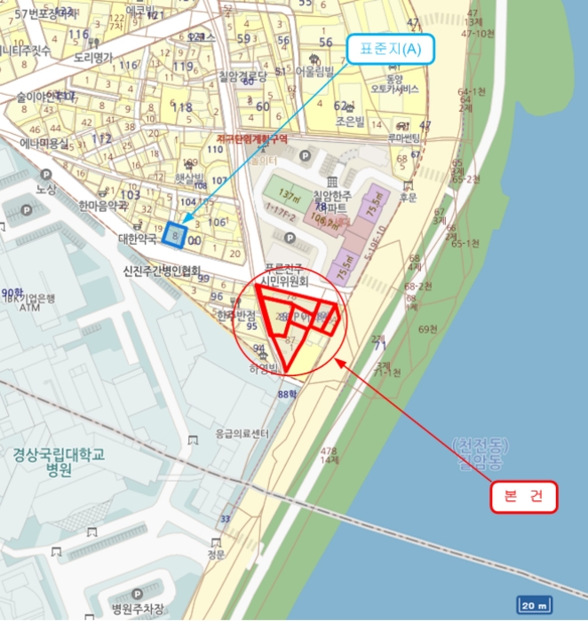경상남도 진주시 칠암동 78-2 외 7필지 근린생활시설 경매 사진 49