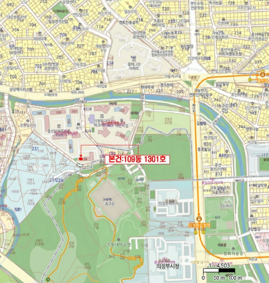 경기 의정부시 가능동 224-191, 109동 13층 1301호 (가능동,브라운스톤흥선) 아파트 경매 사진 13