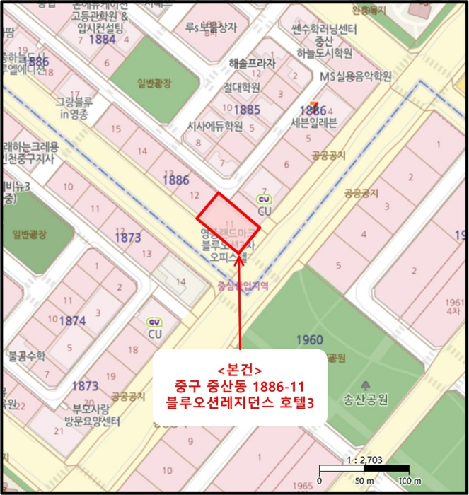 인천 중구 중산동 1886-11, 15층1512호 (중산동,블루오션레지던스호텔3) 숙박(콘도등) 경매 사진 9