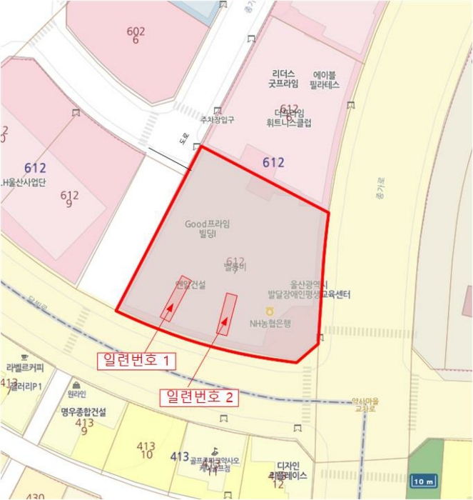 울산 중구 서동 612-7, 1층104호 (서동,굿프라임1) 근린상가 경매 사진 10