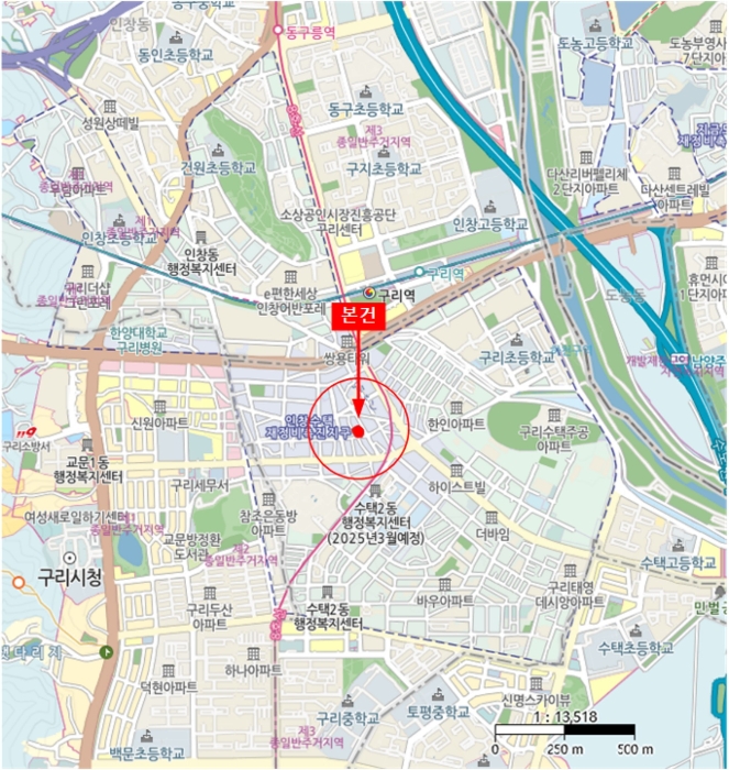 경기 구리시 수택동 419-21, 12층1201호 (수택동,구리더케이타워) 외 3필지 오피스텔(주거) 경매 사진 11