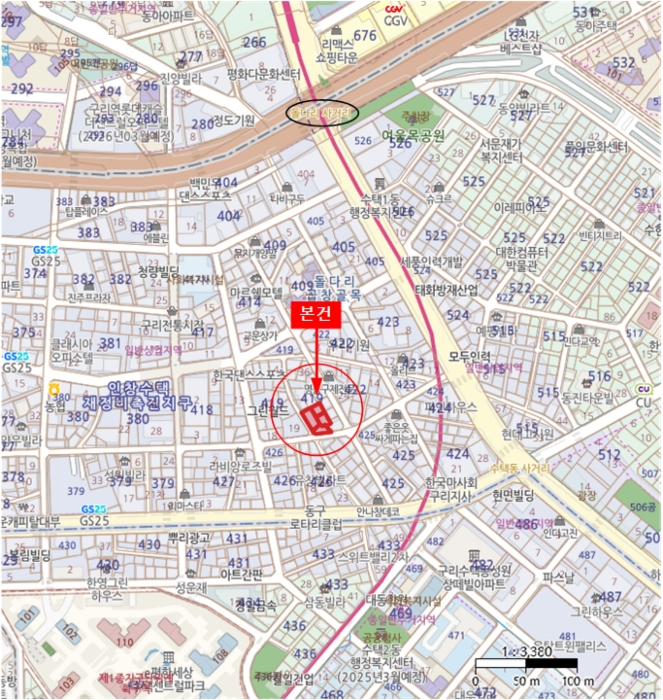 경기 구리시 수택동 419-21, 12층1201호 (수택동,구리더케이타워) 외 3필지 오피스텔(주거) 경매 사진 10