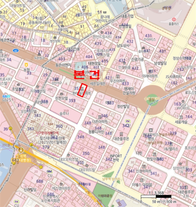 인천 미추홀구 숭의동 353-22, 에이동 15층1502호 (숭의동,한마음아파트) 아파트 경매 사진 9