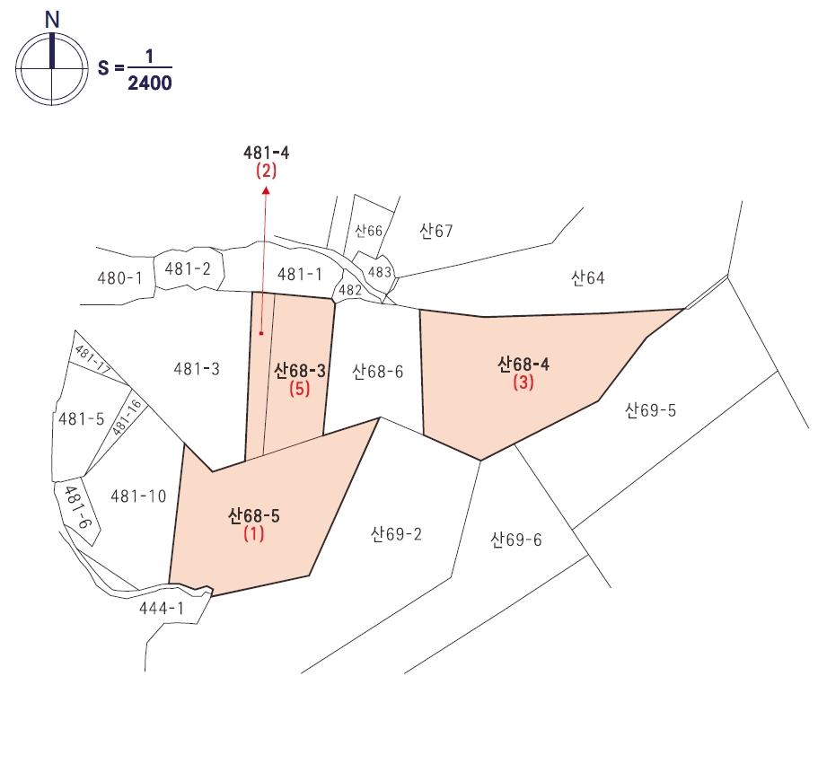 충청남도 공주시 월송동 산68-5 외 2필지 임야 경매 사진 10