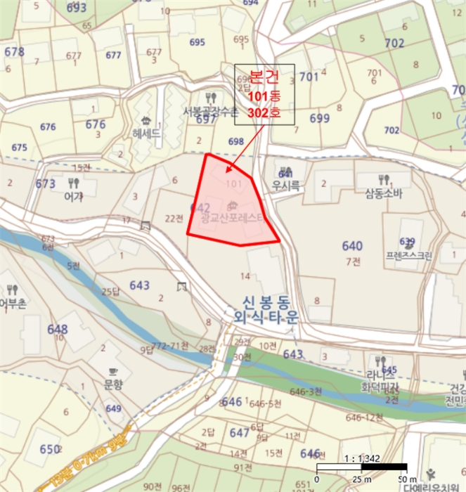 경기 용인시 수지구 신봉동 642-8, 101동 3층302호 (신봉동,광교산 포레스타) 다세대주택 경매 사진 13