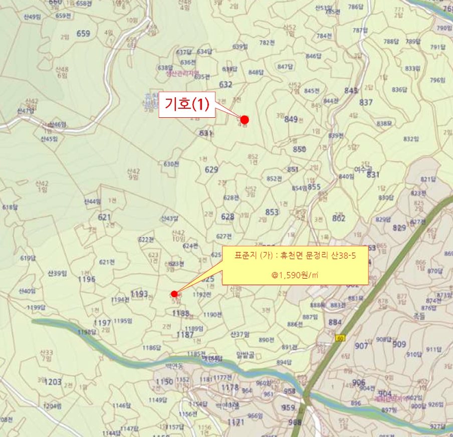 경상남도 함양군 휴천면 문정리 산52-4 임야 경매 사진 11