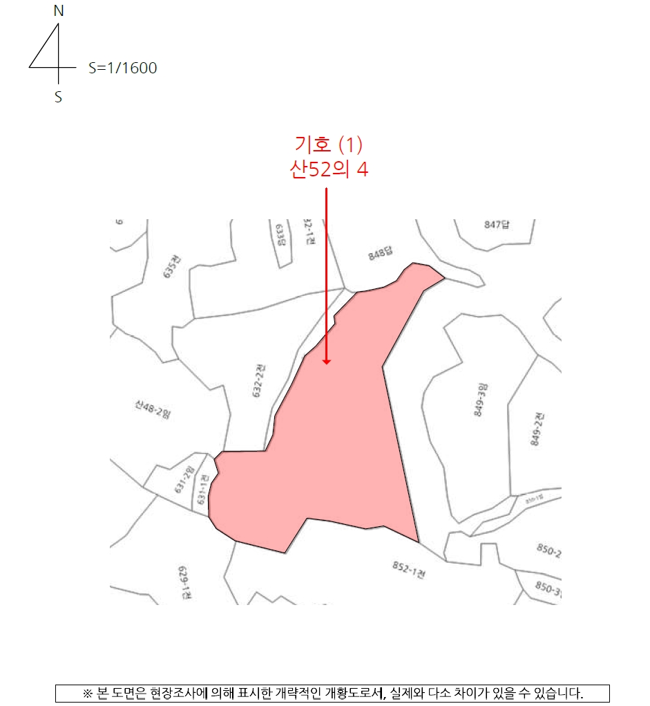 경상남도 함양군 휴천면 문정리 산52-4 임야 경매 사진 12