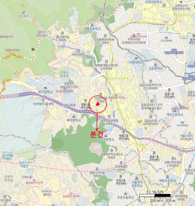 서울 성북구 정릉동 685-13, 3층303호 (정릉동,무화과동(102)) 외 3필지 도시형생활주택 경매 사진 13