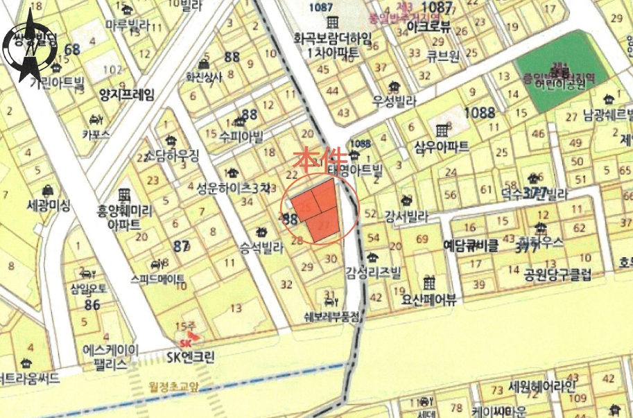 서울 양천구 신월동 88-25, 제7층 제702호 (신월동, 에스케이이빌리지) 외 2필지 도시형생활주택 경매 사진 9