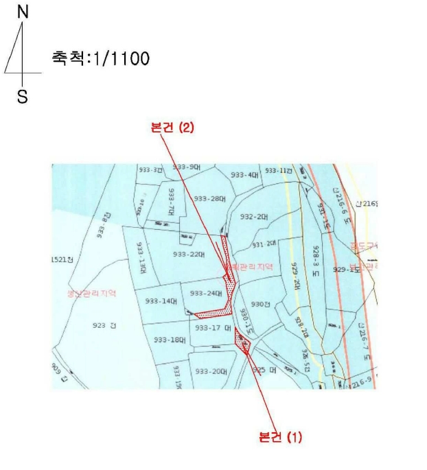 경상남도 양산시 원동면 용당리 933-27 도로 경매 사진 5