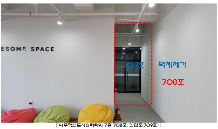전남 나주시 빛가람동 203-1, 7층708호 (빛가람동,나주혁신도시스타타워) 근린상가 경매 사진 11