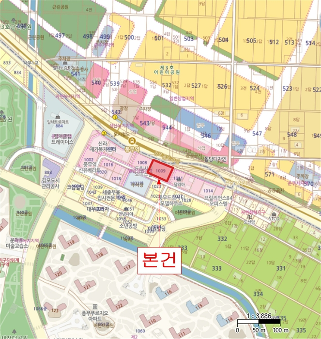 경기 김포시 풍무동 1009, 1층 105호 (풍무동, 웅신미켈란의아침) 근린상가 경매 사진 23