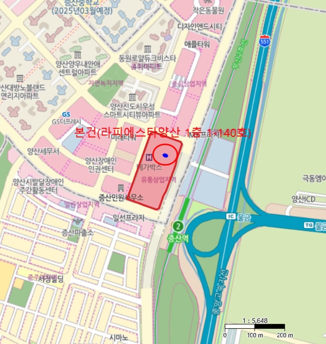 경남 양산시 물금읍 가촌리 1292, 1층1-140호 (라피에스타양산) 근린상가 경매 사진 9