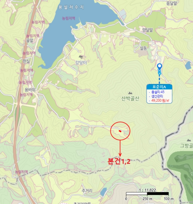 경기도 안성시 죽산면 용설리 314-18 외 1필지 하천 경매 사진 9