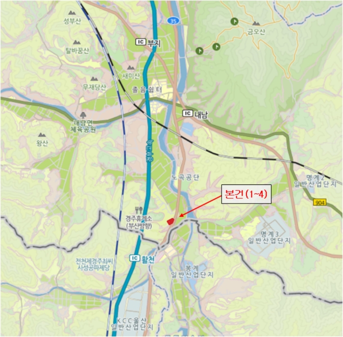 경상북도 경주시 내남면 월산리 산140-4 외 3필지 목장용지 경매 사진 9