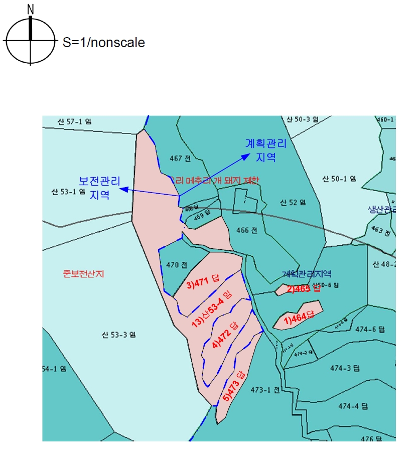 경상남도 남해군 남면 홍현리 464 외 7필지 답 경매 사진 13