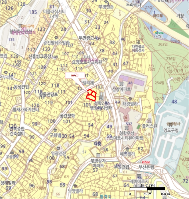 부산 영도구 청학동 101-99, 8층801호 (청학동,청학동아진펠리스) 외 2필지 오피스텔(주거) 경매 사진 10