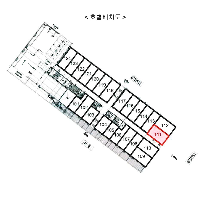 인천 중구 운남동 1603-3, 1층111호 (운남동,광장주차타워) 근린상가 경매 사진 14