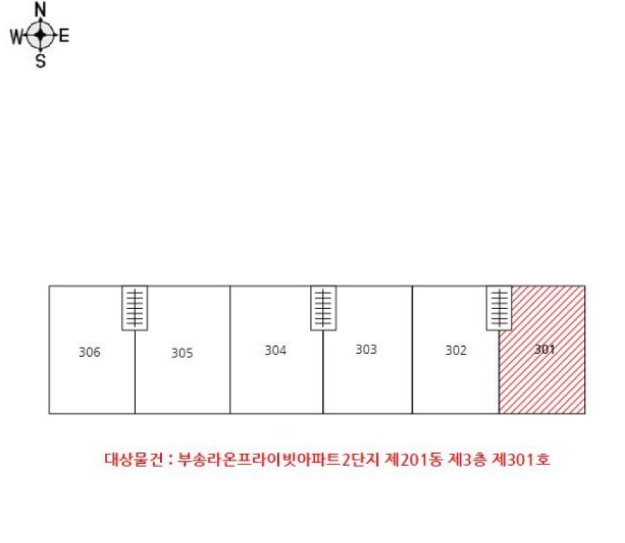 전북특별자치도 익산시 부송동 1219, 201동 3층 301호 (부송동,부송라온프라이빗아파트2단지) 아파트 경매 사진 7