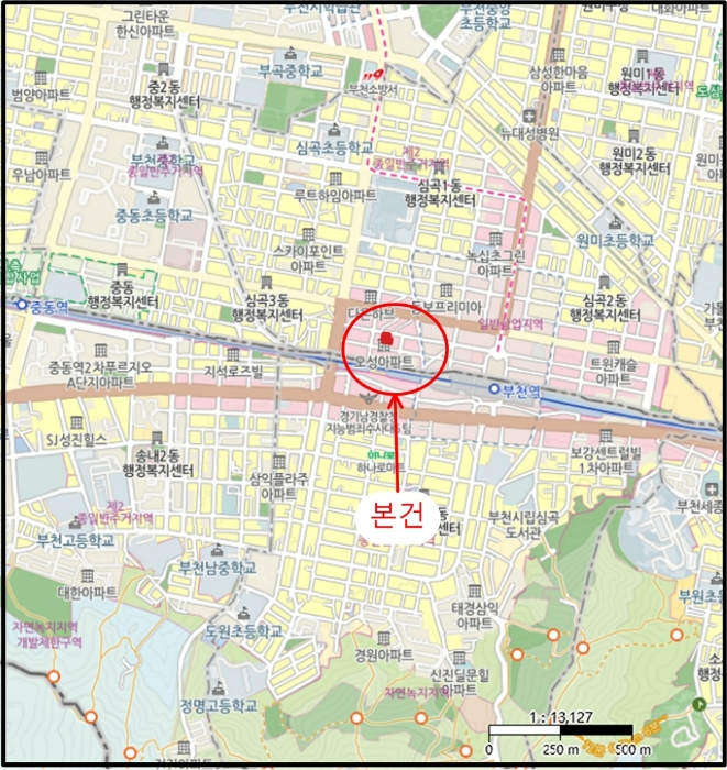 경기 부천시 원미구 심곡동 391-4, 3층 301호 (심곡동, 대준블루온) 외 1필지 오피스텔(주거) 경매 사진 11