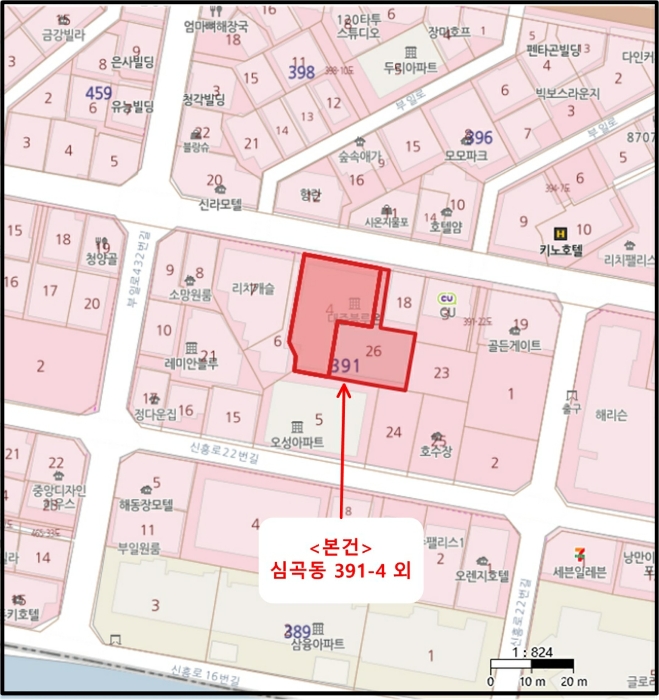 경기 부천시 원미구 심곡동 391-4, 3층 301호 (심곡동, 대준블루온) 외 1필지 오피스텔(주거) 경매 사진 10
