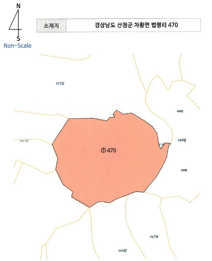 경상남도 산청군 차황면 법평리 470 답 경매 사진 11