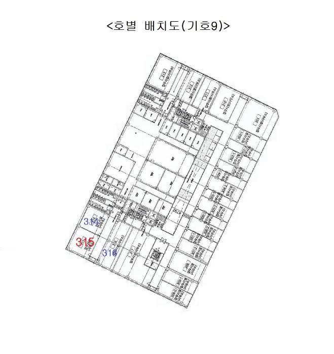 세종특별자치시 어진동 669, 3층315호 (어진동,세종파이낸스센터1) 오피스텔(상업) 경매 사진 10