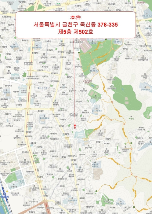 서울 금천구 독산동 378-335, 제5층 제502호 다세대주택 경매 사진 11