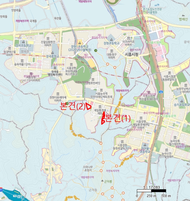 경기도 시흥시 장현동 산69 임야 경매 사진 9