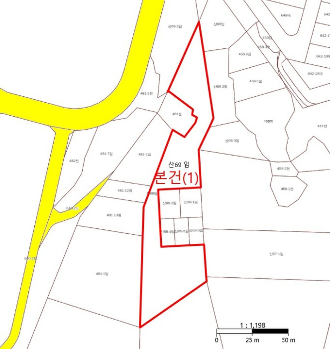 경기도 시흥시 장현동 산69 임야 경매 사진 10