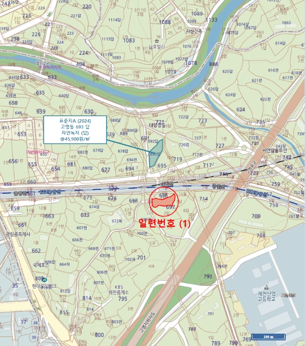 충청북도 제천시 고명동 697-3 답 경매 사진 24