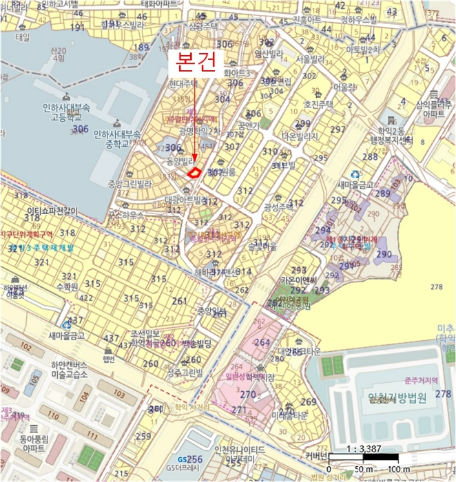 인천 미추홀구 학익동 306-149, 지하층 비01호 다세대주택 경매 사진 10