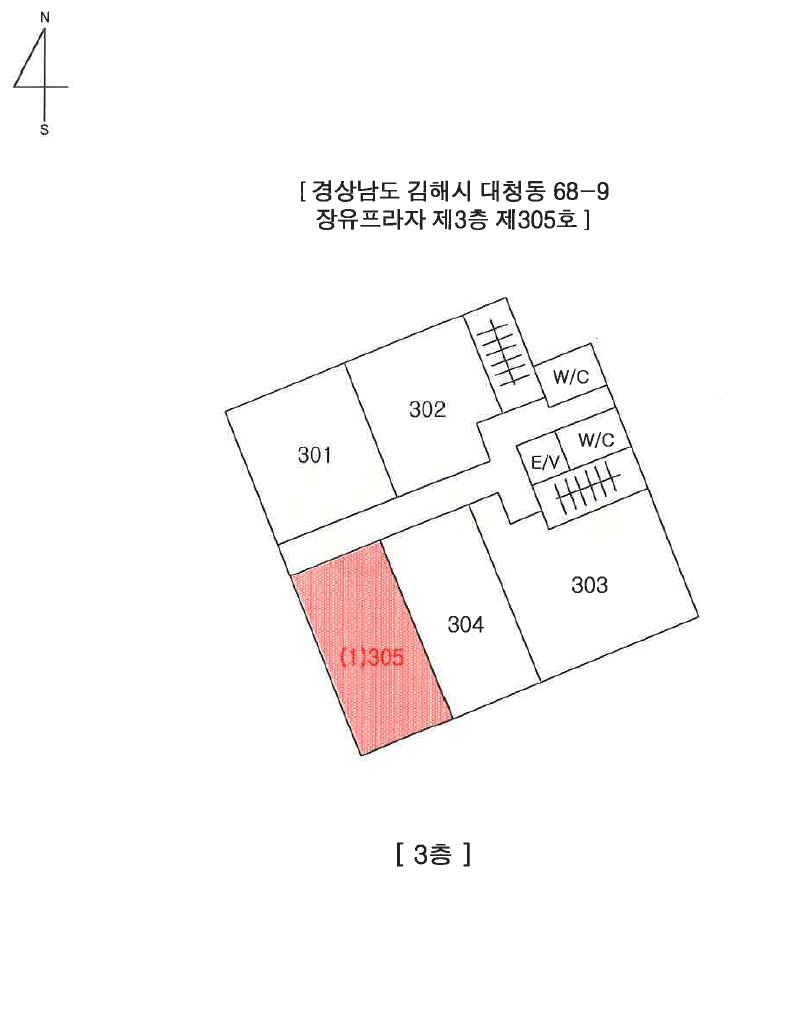 경남 김해시 대청동 68-9, 3층305호 (대청동,장유프라자) 근린상가 경매 사진 8