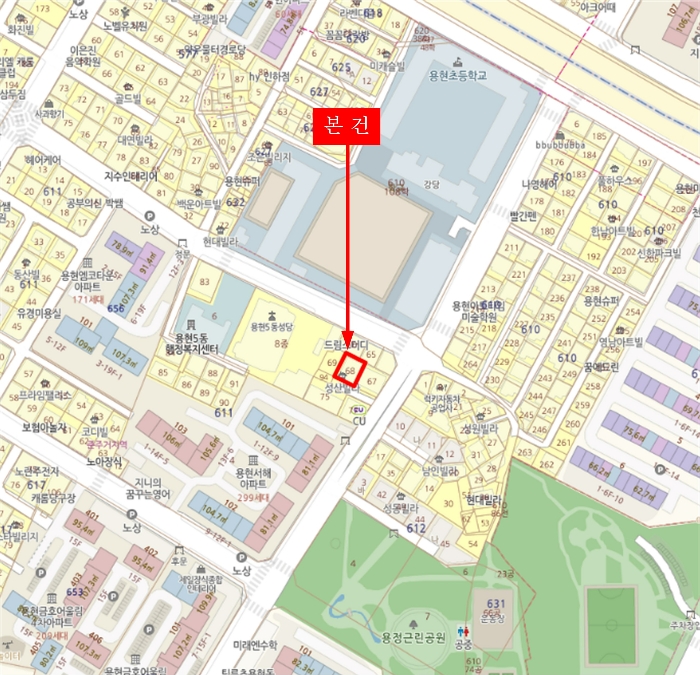 인천 미추홀구 용현동 611-68, 지하층1호 (용현동,성산빌라) 다세대주택 경매 사진 10